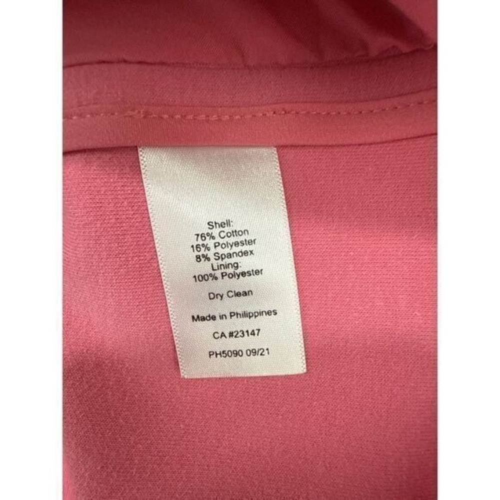 Talbots Women's 24W Blazer Barbie Office Career Preppy Easter Fuchsia 90's Chic - Picture 7 of 10